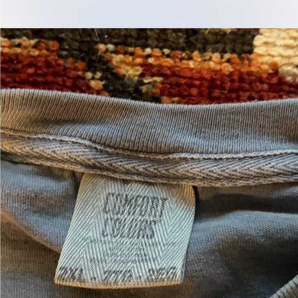 Disney Men's Blue T-Shirt with Mickey Pocket - Picture 3 of 4